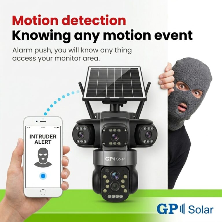 solar security camera with alert 202605191007