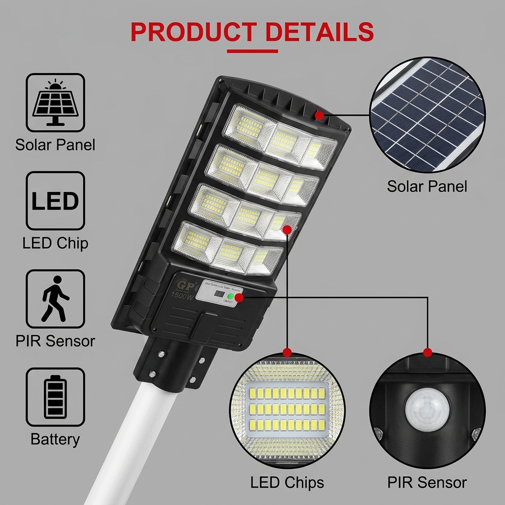 solar led street light details 202606121126