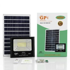 Home solar flood light with packaging 202607021554